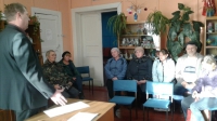 Собрание жителей деревни Спасская Полисть 25 октября 2018 года